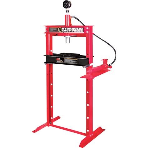 Torin Big Red Hydraulic Shop Press with Gauge Dial — 20-Ton, Model# TRD52004 | Hydraulic Presses ...