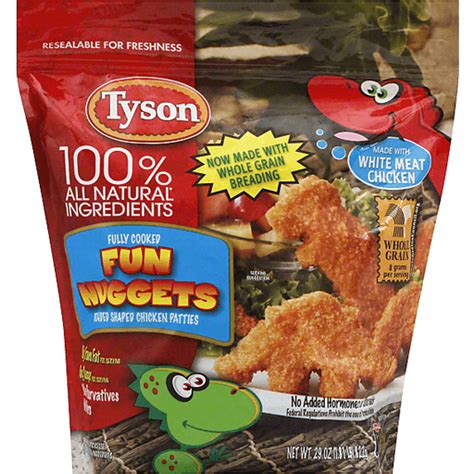 Tyson Fun Nuggets Breaded Shaped Chicken | Heat N Eat | Martin's Super ...