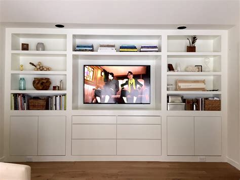 The Room of Requirement Built-ins - Lauren Liess | Built in tv cabinet, Living room storage ...