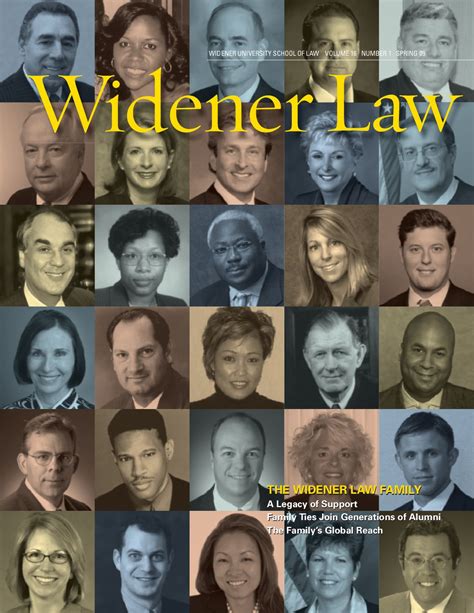 Widener Law Magazine Spring 2009 by Widener University Delaware Law School - Issuu