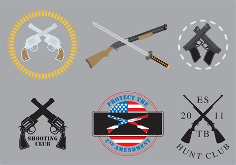 Crossed Guns Vectors - Download Free Vector Art, Stock Graphics & Images