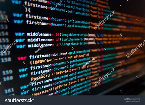 Desktop Source Code Technology Background Developer Stock Photo 1168655314 | Shutterstock