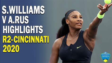 Serena Williams vs Arantxa Rus wta Full match Highlights Cincinnati ...