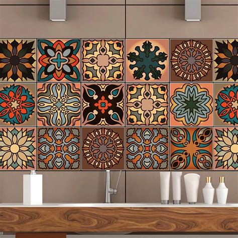 Aliexpress.com : Buy Moroccan Style DIY Mosaic Wall Tiles Stickers ...