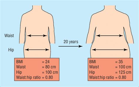 Misleading information provided by follow up of changes in waist:hip... | Download Scientific ...