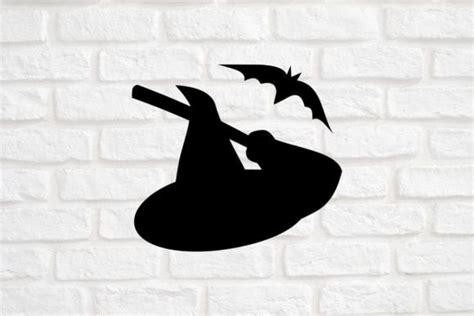 Witch Hat Silhouette Vector Graphic by MagaArt · Creative Fabrica