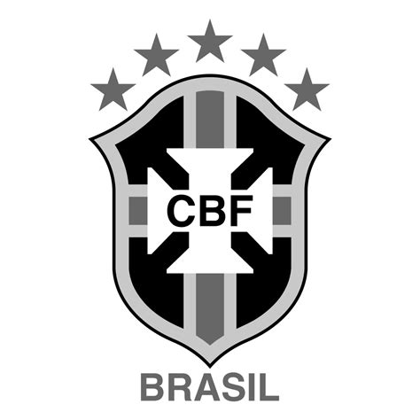 CBF Confederacao Brasileira de Futebol Logo Black and White – Brands Logos