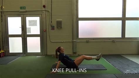 Knee Pull-Ins - YouTube