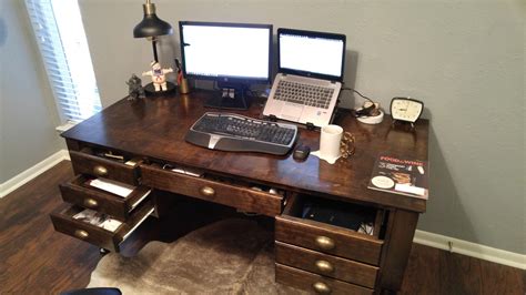 Desk made from Ana White plans | Ana White