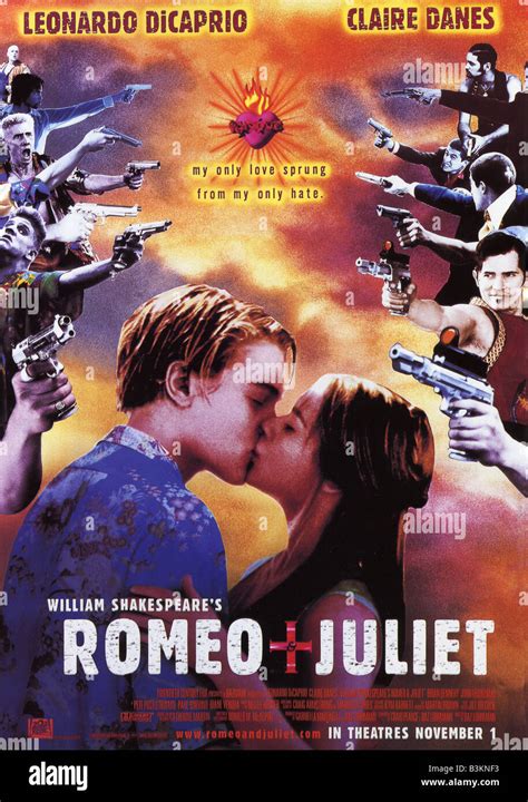 WILLIAM SHAKESPEARE'S ROMEO AND JULIET Poster for 1996 TCF/Bazmark film ...