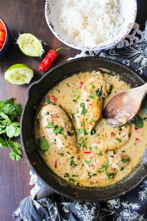 Coconut Lime Chicken - A Saucy Kitchen