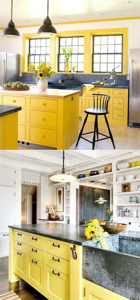 Buy Yellow Kitchen Cabinets - EbonyDadson