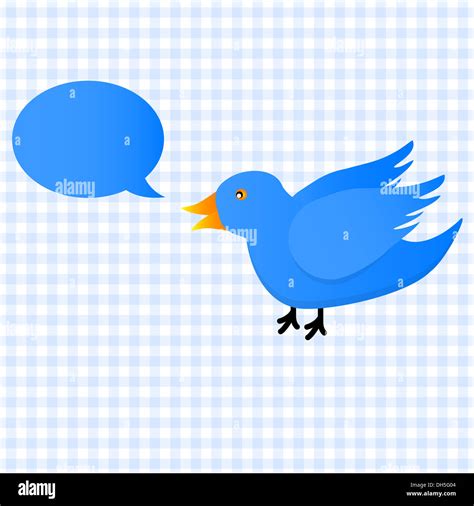 Twitter blue bird icon Stock Photo - Alamy