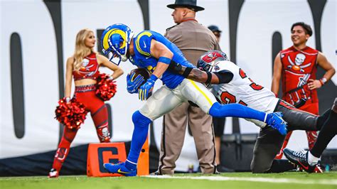 Los Angeles Rams wide receiver Cooper Kupp with a 69-yard touchdown catch | Week 9 vs. Tampa Bay ...