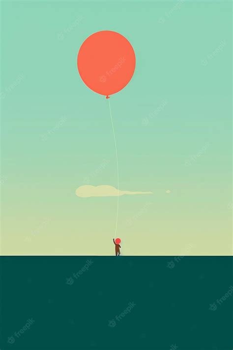 Premium AI Image | A poster for the movie the red balloon