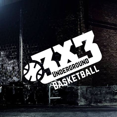 3x3 Underground Basketball #logodesign by Logoland Australia. | Basketball logo design, Sports ...