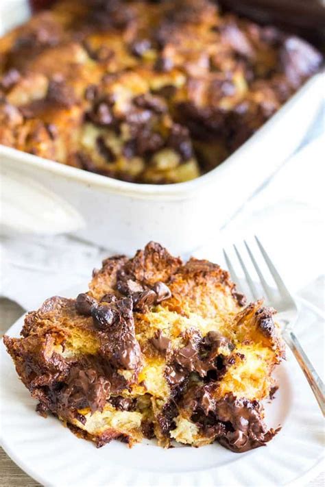 Chocolate Croissant Bread Pudding with Video • Bread Booze Bacon