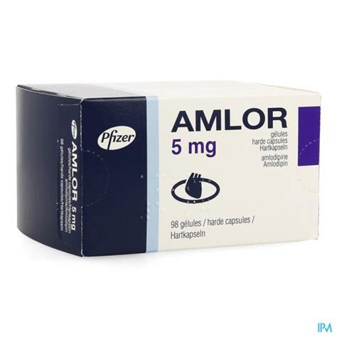 Amlor 5mg Caps 98 X 5mg | Apotheek Vanderhaegen