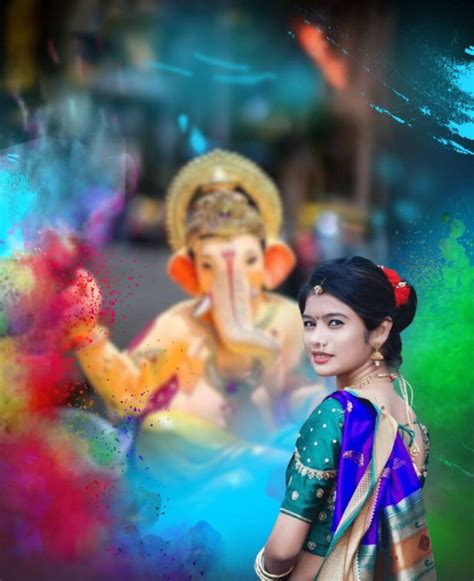 🔥 Picsart Ganesh Puja Editing Background HD