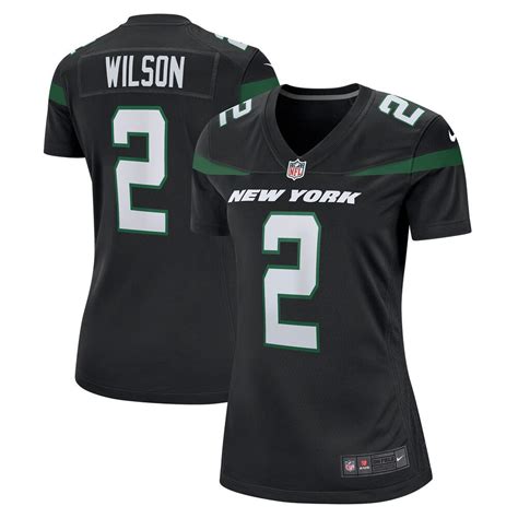 Women’S New York Jets Zach Wilson Nike Stealth Black Game Jersey ...