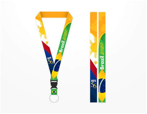 Brazil Philippines Lanyard Design by Michael Lawrenz Saturno on Dribbble