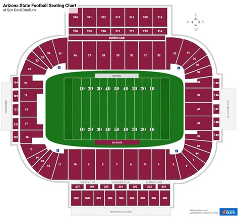 Sun Devil Stadium Seating Chart - RateYourSeats.com