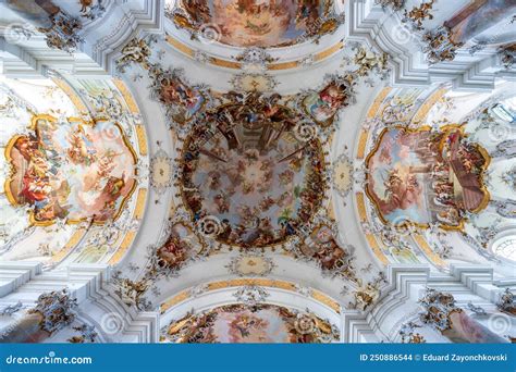 Interior of the Basilica of the Benedictine Abbey Stock Photo - Image ...