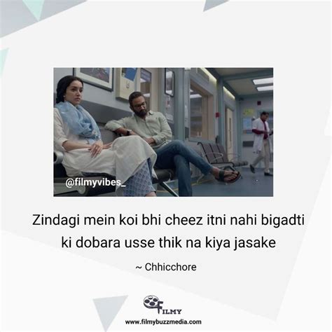 Chhichhore movie dialogues | Movie dialogues, Bollywood quotes, Motivational movie quotes