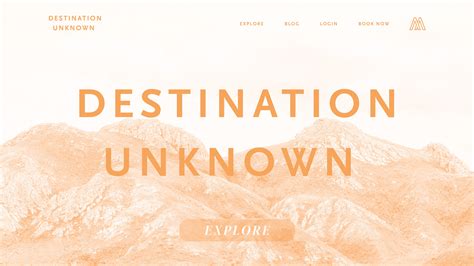 Destination Unknown on Behance