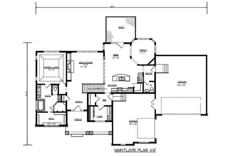 Craftsman Style House Plan - 3 Beds 2.5 Baths 3000 Sq/Ft Plan #320-489 ...