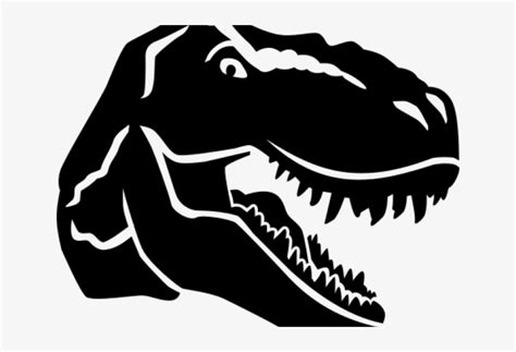 Dinosaur Clipart Skull - T Rex Head Outline Transparent PNG - 640x480 - Free Download on NicePNG