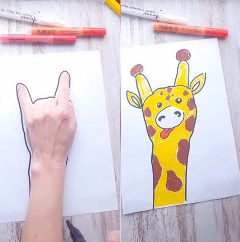 Things to draw on your hands: Hand tracing art & Hand drawing ideas ...