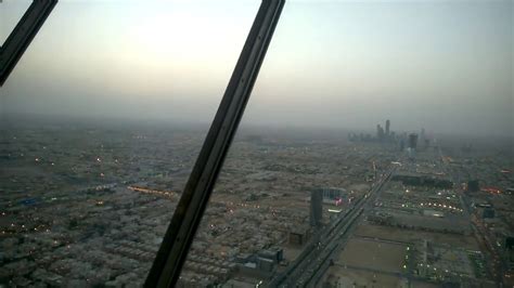 Riyadh city from Sky bridge "Kingdom Tower" - YouTube