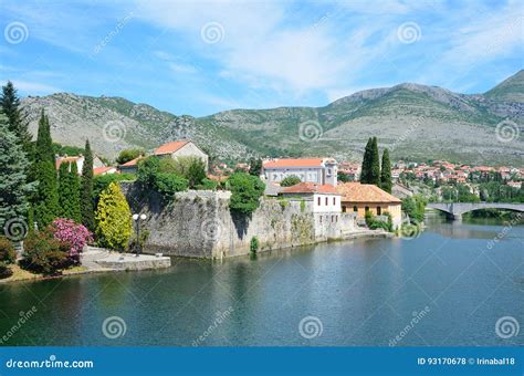 Bosnia and Herzegovina, the Old Town of Trebinje Stock Photo - Image of landmark, facade: 93170678