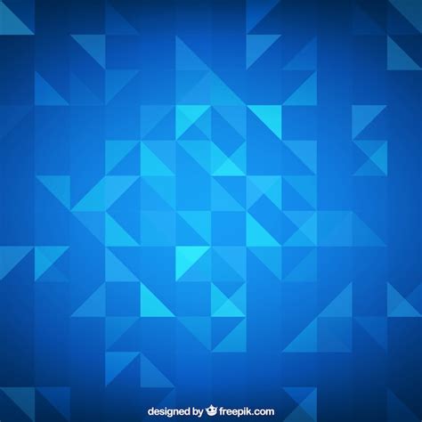 Free Vector | Blue geometric background