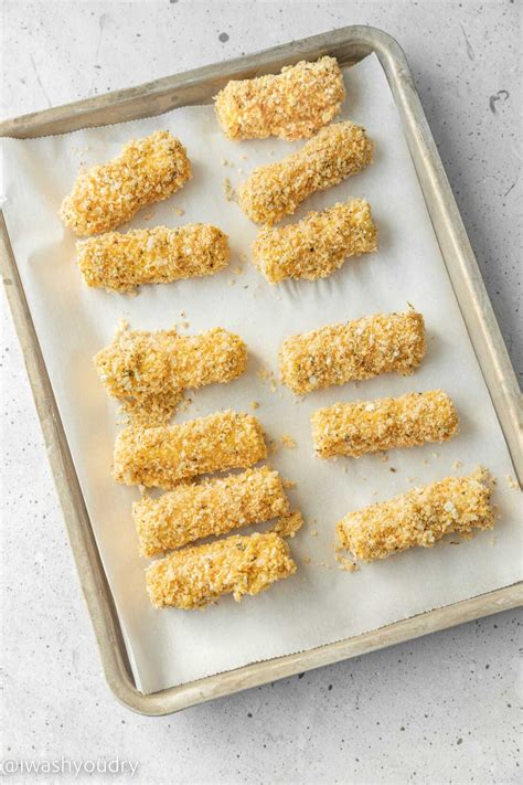 Air Fryer Mozzarella Sticks - I Wash You Dry