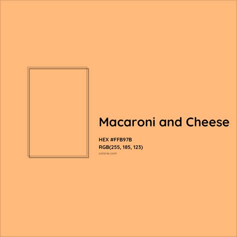 Macaroni and Cheese Complementary or Opposite Color Name and Code (#FFB97B) - colorxs.com