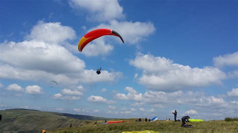 Paraglider or hang glider free image download