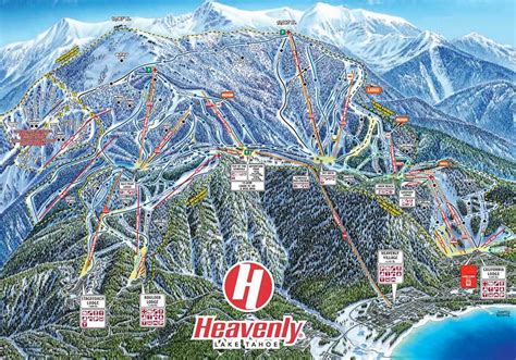 Heavenly Piste Map