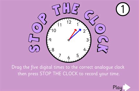 Stop the Clock game to teach time | Teaching Time | Pinterest | Clock games, Math and Telling time