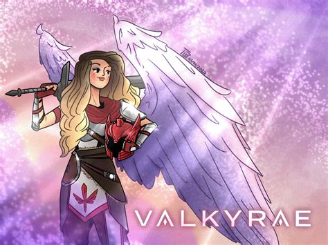 Valkyrae as a Valkyrie (Fan art) : r/valkyrae