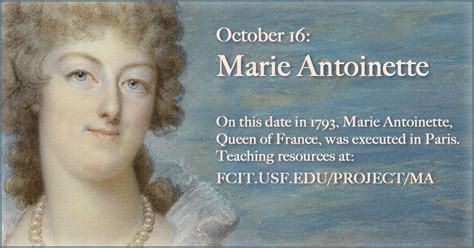 October 16: Marie Antoinette | FCIT