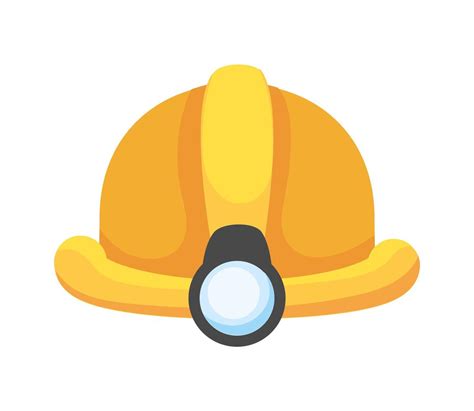 yellow mining helmet 2748486 Vector Art at Vecteezy