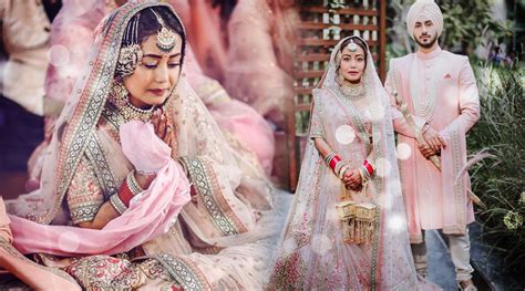 Neha Kakkar reveals who gifted her ‘dream’ wedding lehenga | Fashion News - The Indian Express