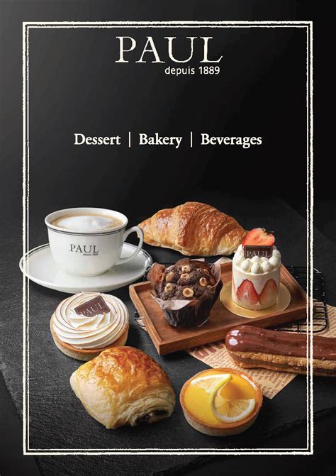 PAUL Bakery menu - paulthailand