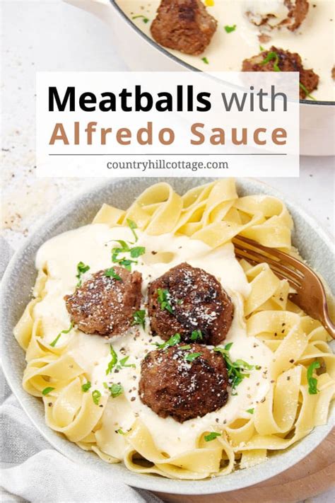 Meatballs with Alfredo Sauce