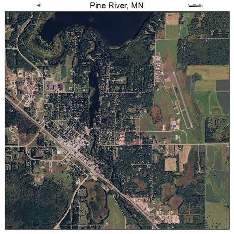 Aerial Photography Map of Pine River, MN Minnesota