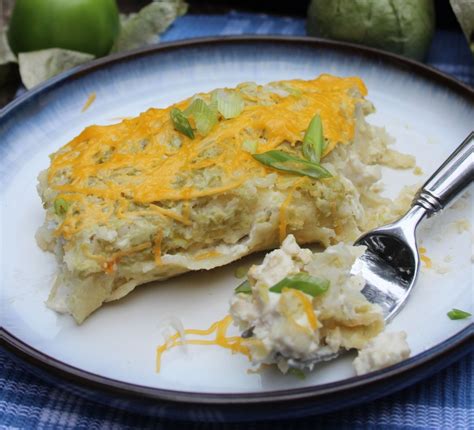 Chicken Enchiladas with Suiza Sauce, gluten free | KitchOut.com