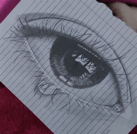 Teary eyes. : r/drawing