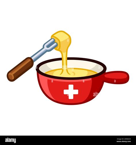 Switzerland restaurant fondue Stock Vector Images - Alamy